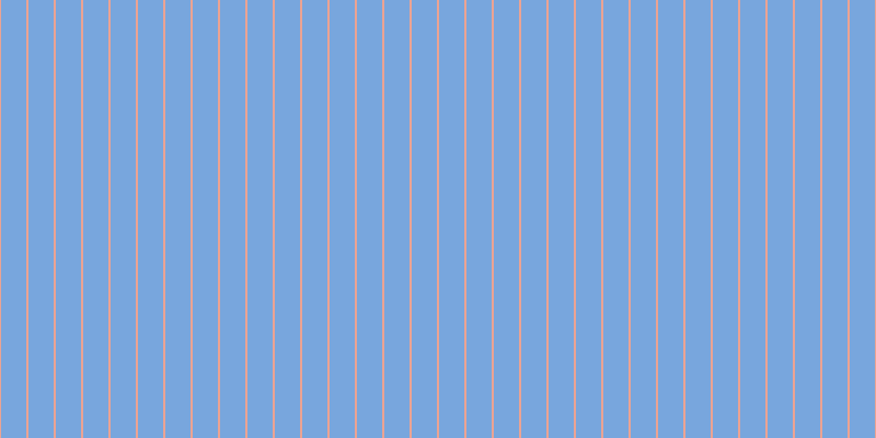 #4e8bd2 (75%), #eba393 vertical lines, two pixels wide, twenty-three pixels apart