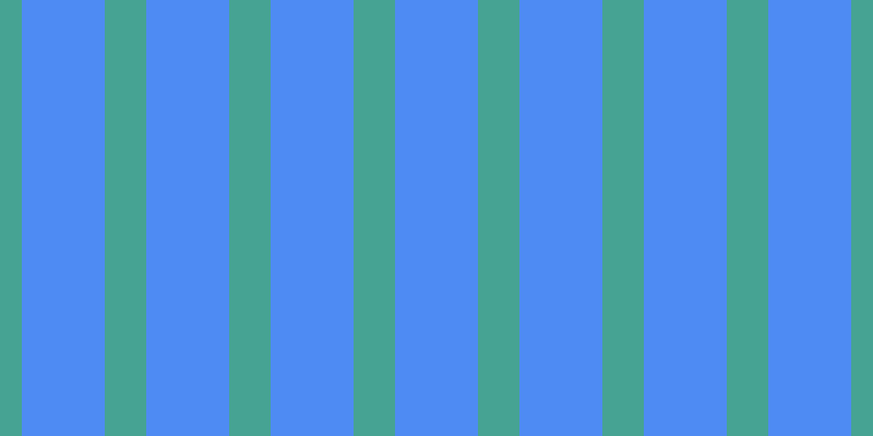 #4e8bf3, #46a393 vertical lines, thirty-eight pixels wide, seventy-six pixels apart