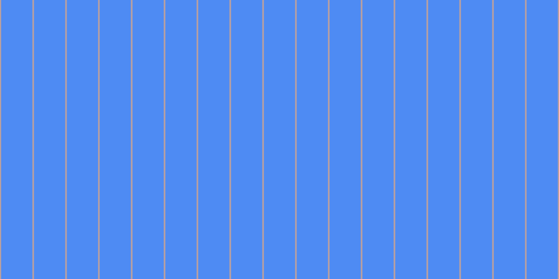 #4e8bf3, #caa393 vertical lines, two pixels wide, forty-five pixels apart