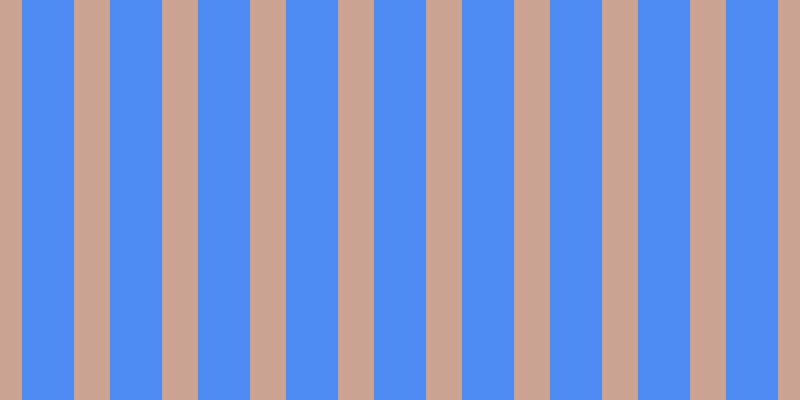 #4e8bf3, #caa393 vertical lines, thirty-six pixels wide, fifty-two pixels apart