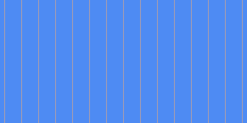 #4e8bf3, #caa393 vertical lines, two pixels wide, fifty-three pixels apart