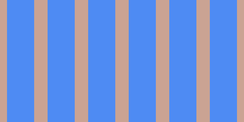 #4e8bf3, #caa393 vertical lines, forty-four pixels wide, eighty-nine pixels apart