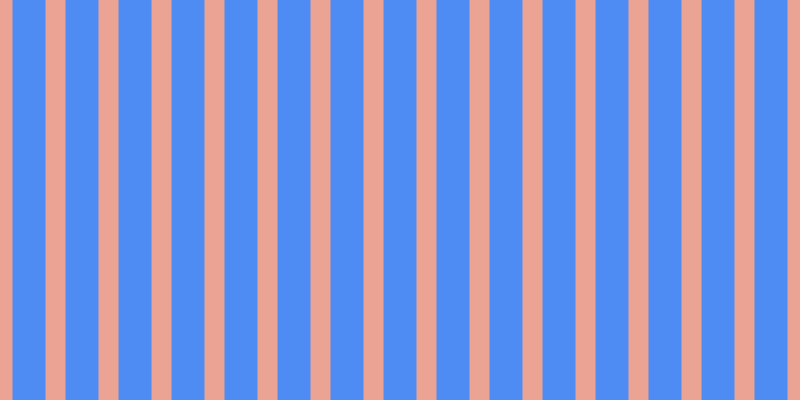 #4e8bf3, #eba393 vertical lines, twenty pixels wide, thirty-three pixels apart