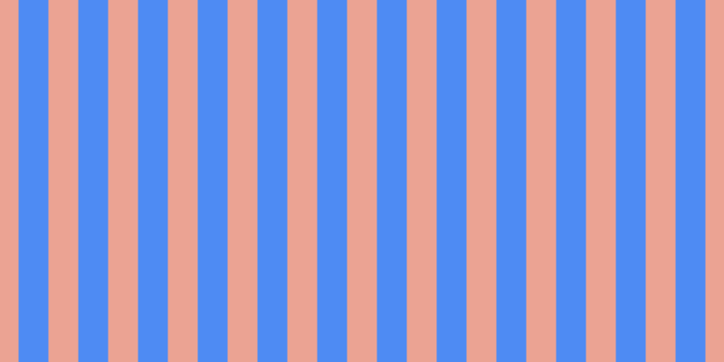 #4e8bf3, #eba393 vertical lines, thirty-three pixels wide, thirty-three pixels apart