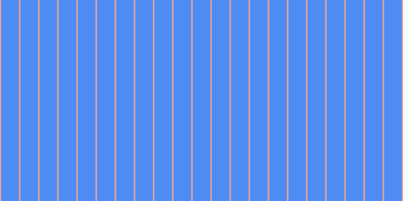 #4e8bf3, #eba393 vertical lines, three pixels wide, thirty-five pixels apart