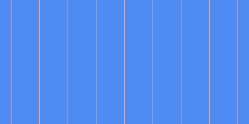 #4e8bf3, #eba393 vertical lines, two pixels wide, eighty-nine pixels apart