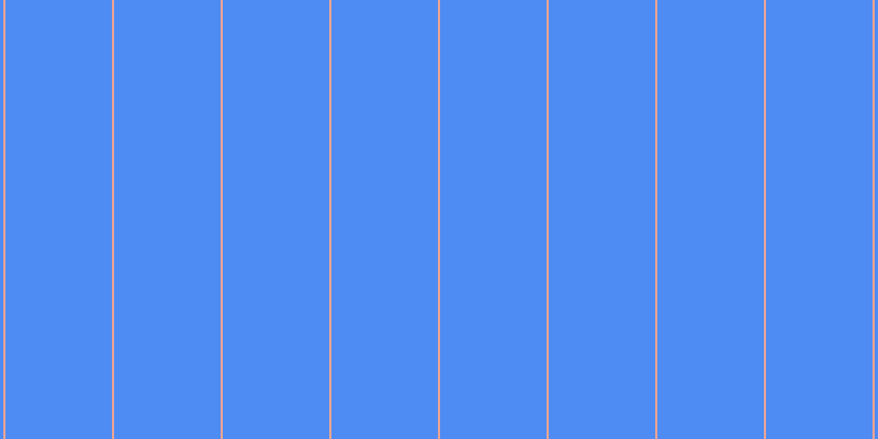 #4e8bf3, #eba393 vertical lines, two pixels wide, ninety-seven pixels apart