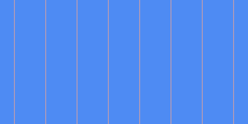 #4e8bf3, #eba393 vertical lines, two pixels wide, ninety-nine pixels apart