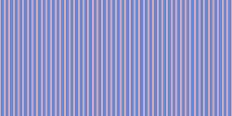 #4e8bf3, #eba393 vertical lines, seven pixels wide, nine pixels apart