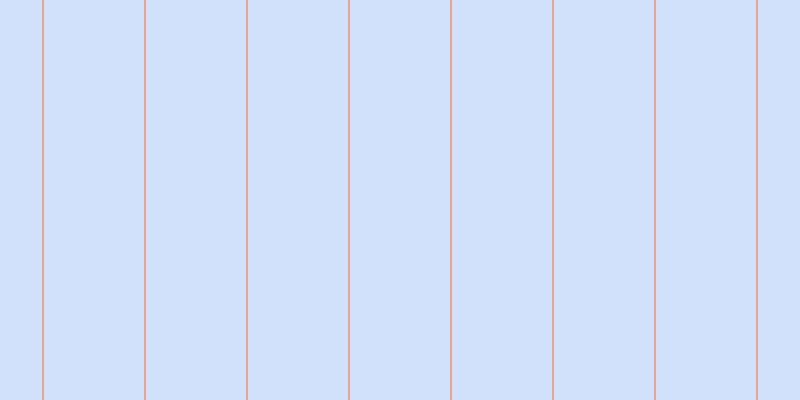 #4e8bf3 (25%), #eba393 vertical lines, two pixels wide, one hundred pixels apart