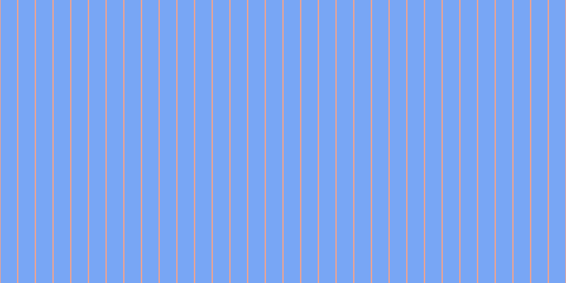 #4e8bf3 (75%), #eba393 vertical lines, two pixels wide, twenty-three pixels apart
