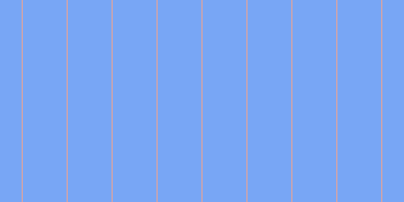 #4e8bf3 (75%), #eba393 vertical lines, two pixels wide, eighty-seven pixels apart