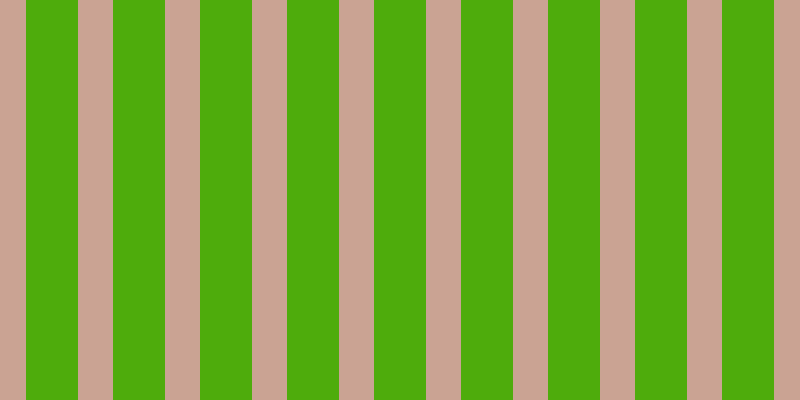 #4eac0c, #caa393 vertical lines, thirty-five pixels wide, fifty-two pixels apart