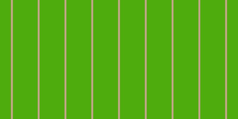 #4eac0c, #caa393 vertical lines, six pixels wide, eighty-four pixels apart