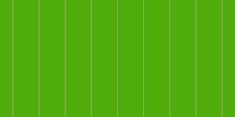 #4eac0c, #caa393 vertical lines, two pixels wide, eighty-seven pixels apart
