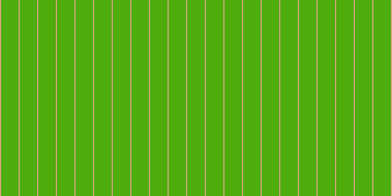 #4eac0c, #eba393 vertical lines, two pixels wide, thirty-six pixels apart