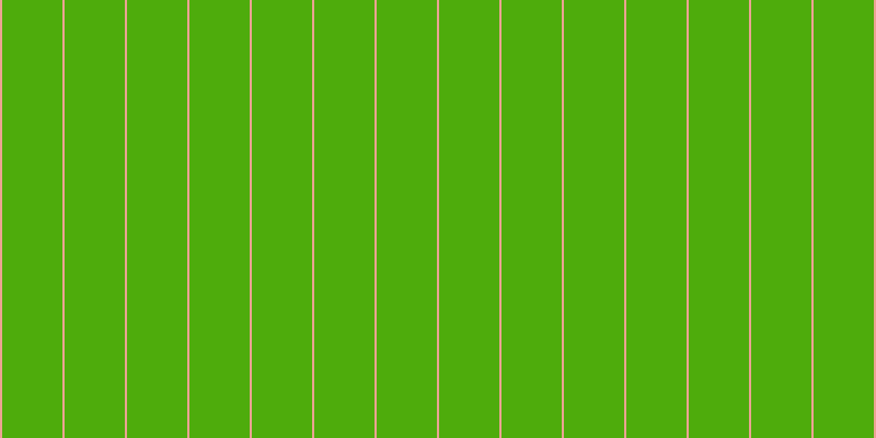 #4eac0c, #eba393 vertical lines, two pixels wide, fifty-five pixels apart