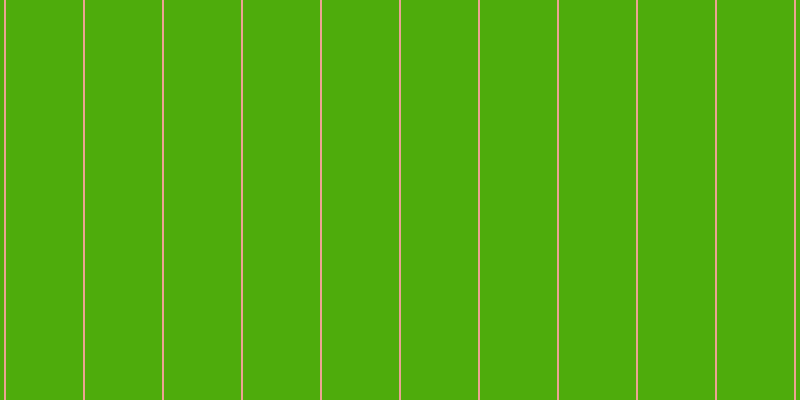 #4eac0c, #eba393 vertical lines, two pixels wide, seventy-seven pixels apart