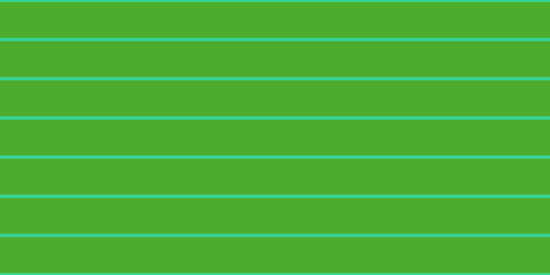 #4eac2d, #36d393 horizontal lines, five pixels wide, fifty-two pixels apart