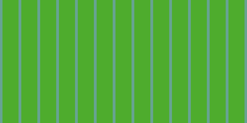 #4eac2d, #67a393 vertical lines, nine pixels wide, fifty-two pixels apart