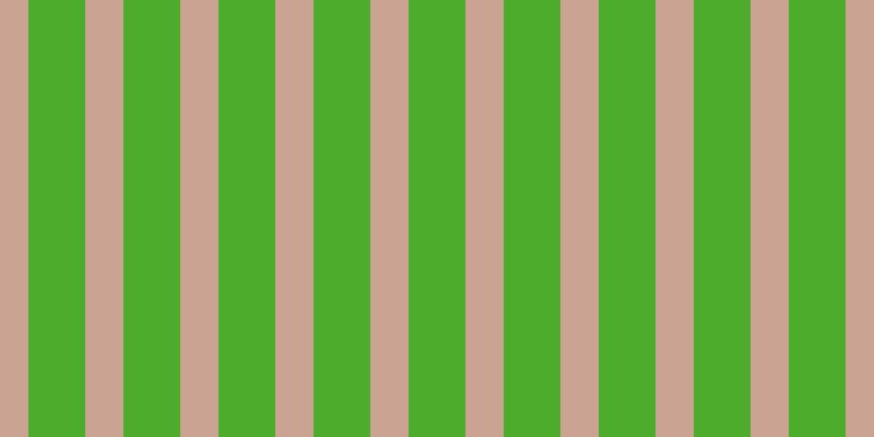 #4eac2d, #caa393 vertical lines, thirty-five pixels wide, fifty-two pixels apart