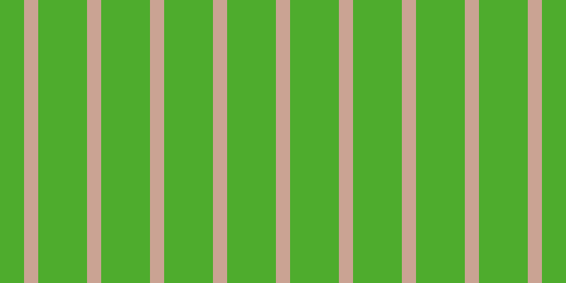 #4eac2d, #caa393 vertical lines, twenty pixels wide, sixty-nine pixels apart