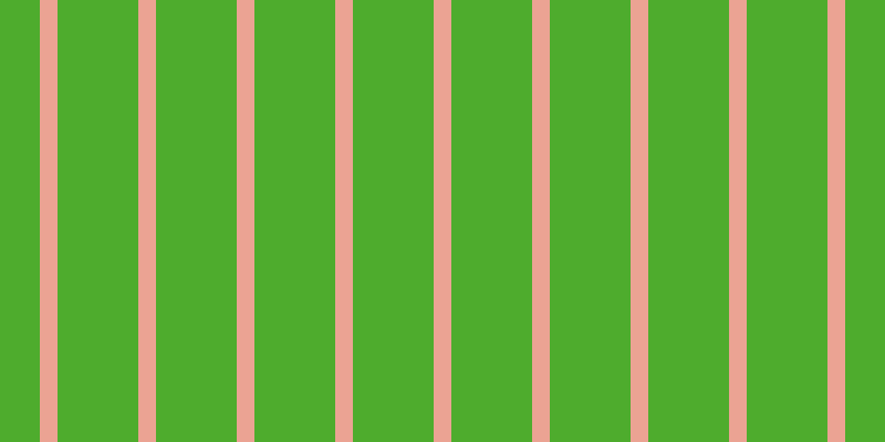 #4eac2d, #eba393 vertical lines, sixteen pixels wide, seventy-three pixels apart