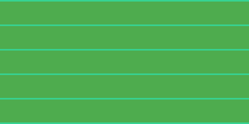 #4eac4e, #36d393 horizontal lines, five pixels wide, seventy-four pixels apart