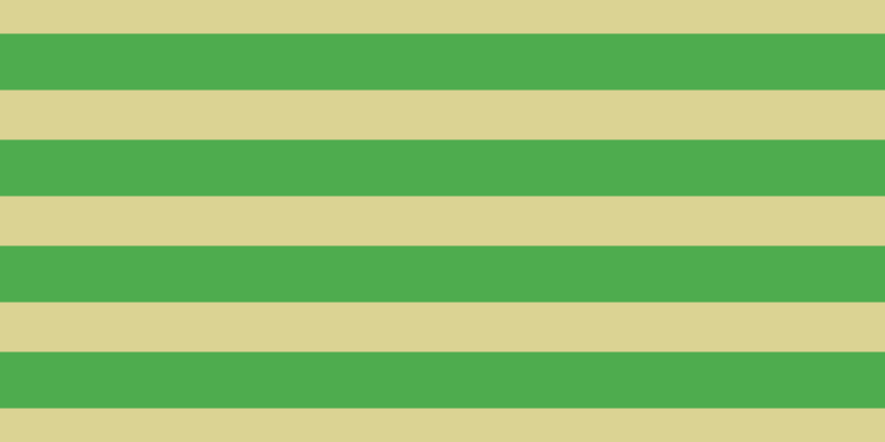 #4eac4e, #dbd393 horizontal lines, forty-five pixels wide, fifty-one pixels apart