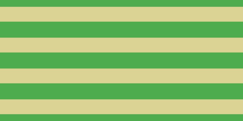 #4eac4e, #dbd393 horizontal lines, forty-nine pixels wide, fifty-three pixels apart