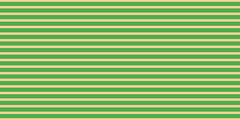 #4eac4e, #fcd393 horizontal lines, eight pixels wide, fourteen pixels apart