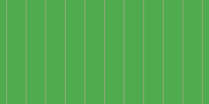 #4eac4e, #caa393 vertical lines, two pixels wide, seventy-three pixels apart