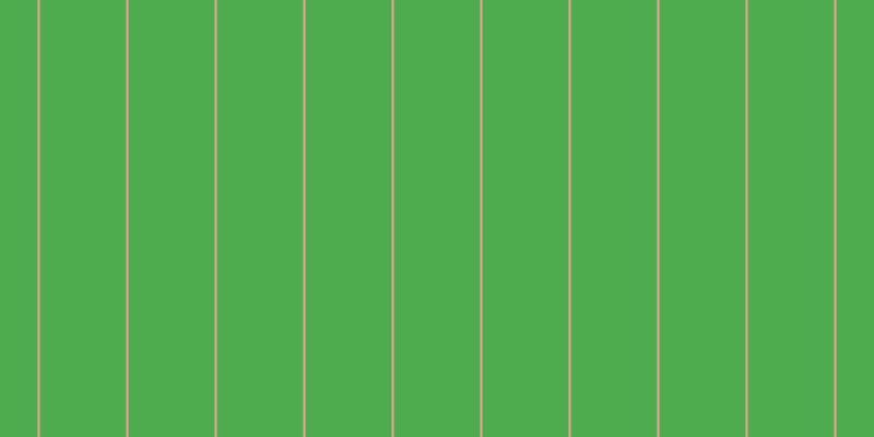 #4eac4e, #eba393 vertical lines, two pixels wide, seventy-nine pixels apart