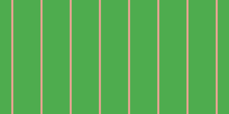 #4eac4e, #eba393 vertical lines, seven pixels wide, ninety-five pixels apart