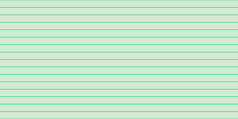 #4eac4e (25%), #36d393 horizontal lines, two pixels wide, twenty-three pixels apart