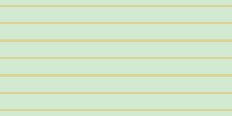 #4eac4e (25%), #dbd393 horizontal lines, eight pixels wide, fifty-two pixels apart