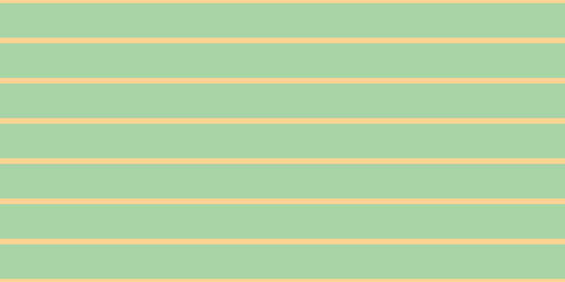#4eac4e (50%), #fcd393 horizontal lines, eight pixels wide, forty-nine pixels apart