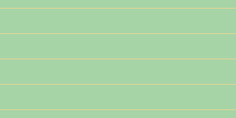#4eac4e (50%), #fcd393 horizontal lines, two pixels wide, eighty-four pixels apart