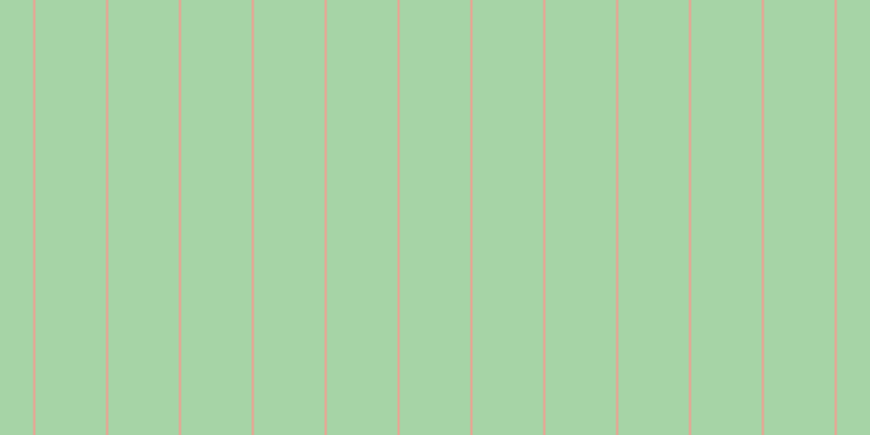 #4eac4e (50%), #eba393 vertical lines, two pixels wide, sixty-five pixels apart