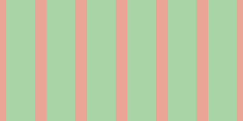 #4eac4e (50%), #eba393 vertical lines, thirty-eight pixels wide, ninety-five pixels apart