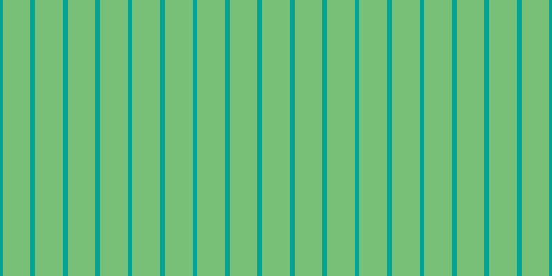 #4eac4e (75%), #04a393 vertical lines, seven pixels wide, forty pixels apart