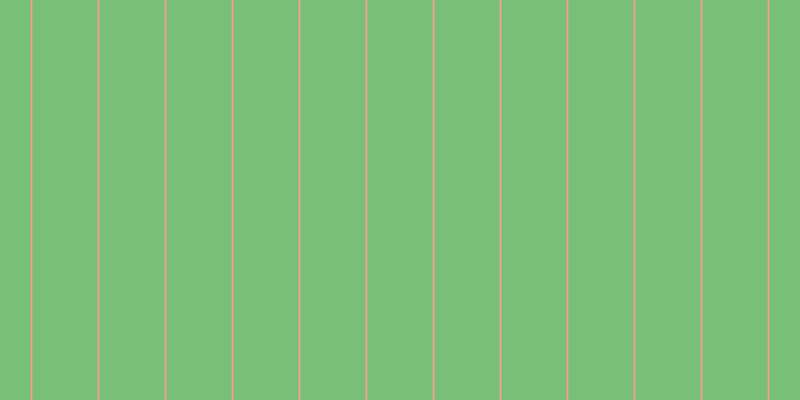 #4eac4e (75%), #eba393 vertical lines, two pixels wide, sixty-five pixels apart