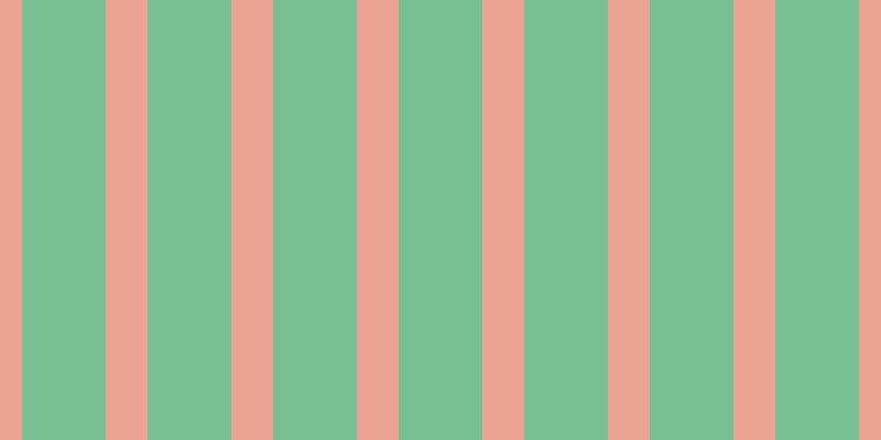 #4eac6f (75%), #eba393 vertical lines, thirty-eight pixels wide, seventy-six pixels apart