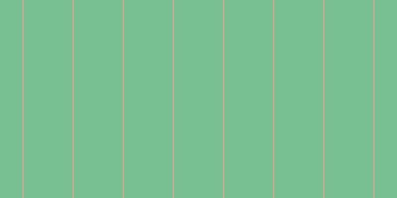 #4eac6f (75%), #eba393 vertical lines, two pixels wide, ninety-nine pixels apart