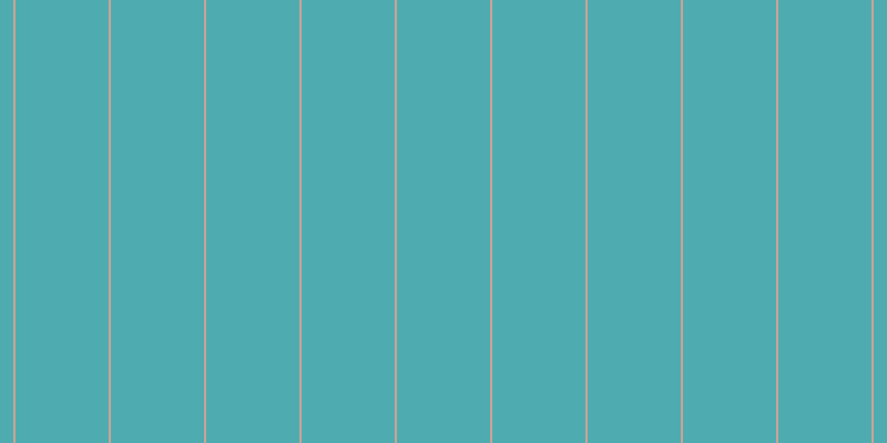 #4eacb1, #caa393 vertical lines, two pixels wide, eighty-four pixels apart