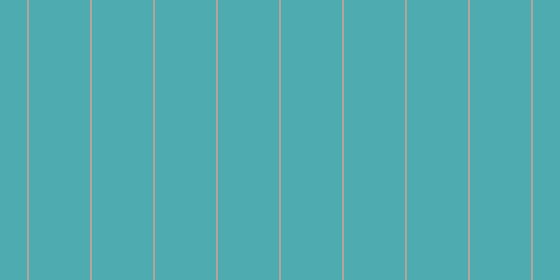 #4eacb1, #caa393 vertical lines, two pixels wide, eighty-eight pixels apart