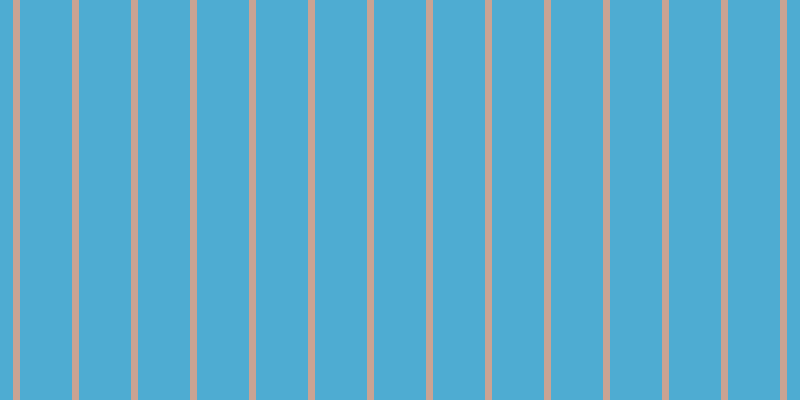 #4eacd2, #caa393 vertical lines, seven pixels wide, fifty-two pixels apart