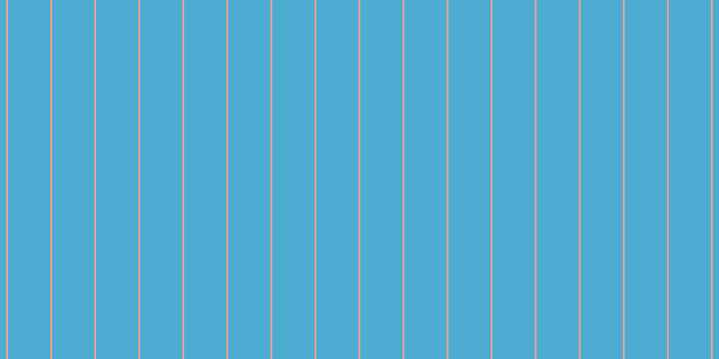 #4eacd2, #eba393 vertical lines, two pixels wide, forty-seven pixels apart
