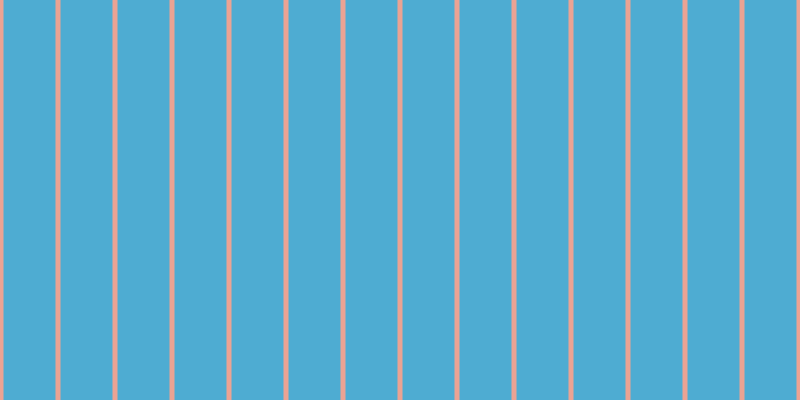 #4eacd2, #eba393 vertical lines, five pixels wide, fifty-two pixels apart