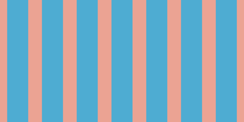 #4eacd2, #eba393 vertical lines, forty-five pixels wide, sixty-nine pixels apart